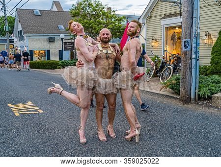 Provincetown Massachusetts August 21, 2019 At The End Of Cape Cod Provincetown Has A Large Gay Popul