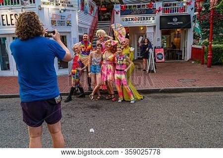 Provincetown Massachusetts August 21, 2019 At The End Of Cape Cod Provincetown Has A Large Gay Popul