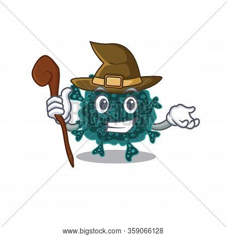 Herdecovirus Sneaky And Tricky Witch Cartoon Character