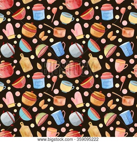 Watercolor Kitchen Image & Photo (Free Trial) | Bigstock