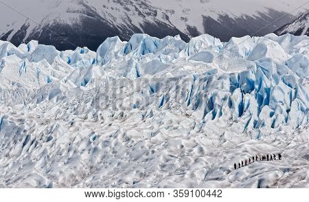 Perito Moreno Glacier, Elevated View, Los Glaciares National Park, Santa Cruz Province, Patagonia, A