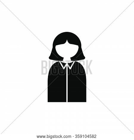 Business Woman Icon Vector Illustration Graphic Design Isolated