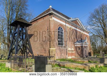 Wooden Bell Tower At The Solwerd Church In Appingedam, Netherlands