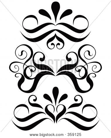 เลื่อน Cartouche ตกแต่ง