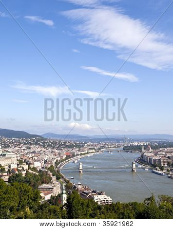 widok na Budapeszt