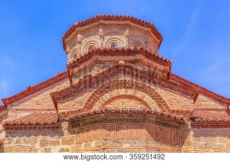 Partial View Of The Church At Great Meteoron Monastery In Kalambaka, Trikkala, Greece
