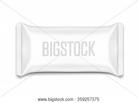 Flow Pillow Pack Isolated On White Background