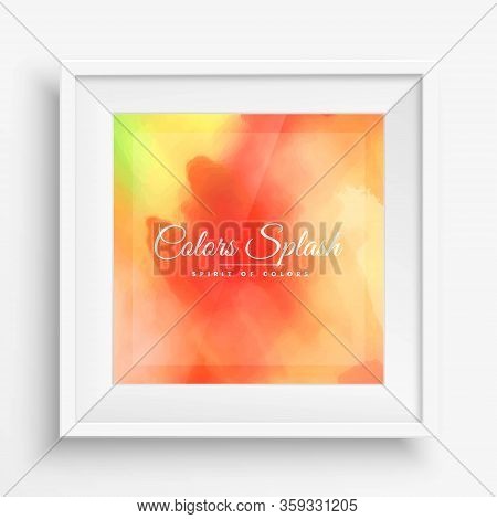 Beautiful Colors In Realistic Frame Music Festival Poster Template No3