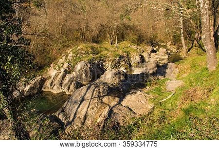The Kozbanjscek River Near Kozbana In Primorska, Western Slovenia