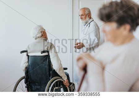 Man On A Wheelchair