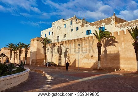 Medina Entrance Tower And Old City Walls In Essaouira, Morocco