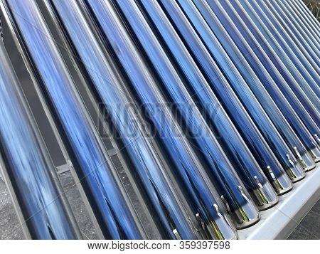 Close Up Of Brand New Solar Heating Elements