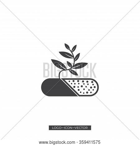 Healthy Real Estate Logo . Healthy Home Logo Template Vector Stock Vector . Home Leaf Logo Concept V