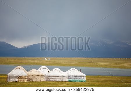 Song Kul - High Alpine Lake In The Tian Shan Mountains Of Kyrgyzstan