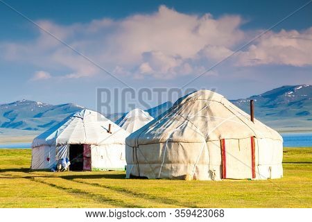 Song Kul - High Alpine Lake In The Tian Shan Mountains Of Kyrgyzstan