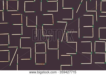 Background Of Numbers. From Zero To Nine. Numbers Texture. Finance Data Concept. Matematic. Seamless