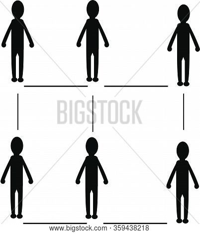 The Illustration About Social Distancing Ini This Month