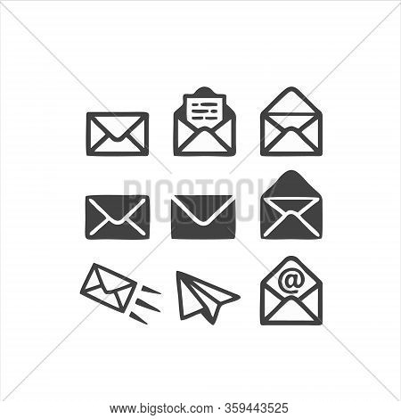Envelope Icon In Trendy Design Style For Web Site And Mobile App. Envelope Vector Icon Modern And Si