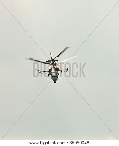 Bekämpa helikoptern under flygning