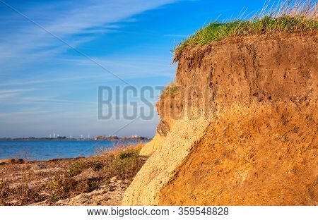 Soil Profile Of A Cambisol Or Inceptisol Formed Of Till On A Cliff At The Baltic Sea Near Fehmarn In