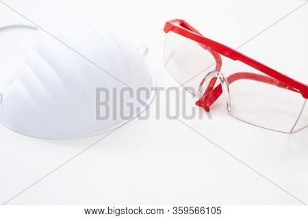 Ppe Personal Protective Equipment With Protec Coronavirus Or Covid-19 Virus.