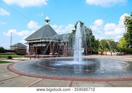 Duluth, Georgia - September 11, 2019: Forbes Ranked Duluth 26th In Americas Best Places To Move In 2
