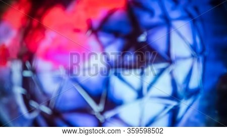 Space Or Planets Universe Cosmic Abstract Background. Abstract Molecular Sculpture. Water Bubbles. M