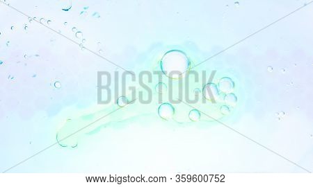 Space Or Planets Universe Cosmic Abstract Background. Abstract Molecular Sculpture. Water Bubbles. M