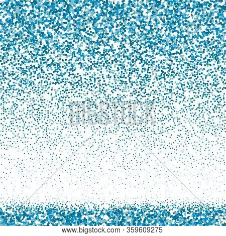 Blue Shining Glitter Vector Pattern. Illustration Eps 10