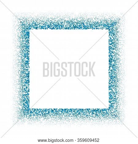 Blue Shining Glitter Vector Seamless Pattern. Eps 10