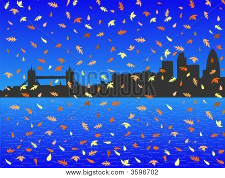 London Panorama na podzim
