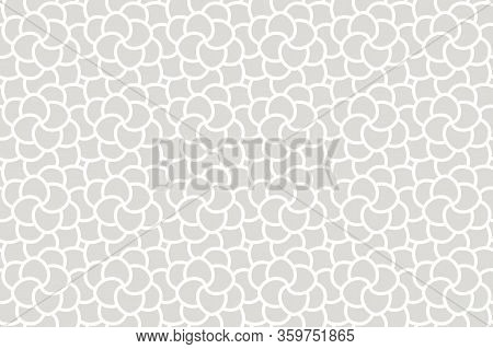 Geometric Seamless Pattern. Vector Background With Abstract Line Texture. Neutral Lace Wallpaper, Gr
