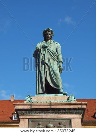Schiller statue, Stuttgart