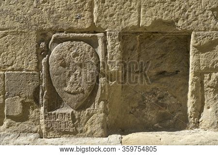 Old Typical Building Of Anghiari, Historic City In Arezzo Province, Tuscany, Italy