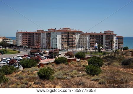 Matalascanas, Spain - July 10, 2011:the Resort Town Of Matalascanas On The Atlantic Ocean