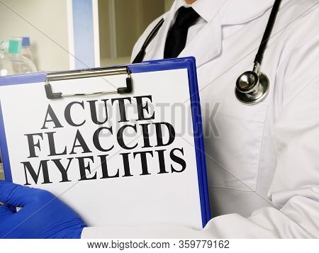 Medic Shows Diagnosis Acute Flaccid Myelitis Afm.