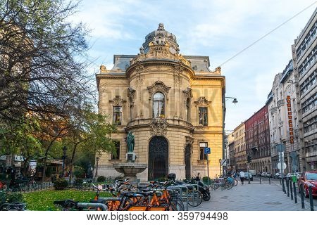 Budapest, Hungary - November 10, 2018: Metropolitan Ervin Szabo Library