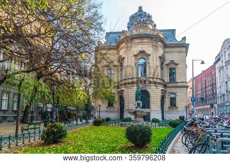 Budapest, Hungary - November 10, 2018: Metropolitan Ervin Szabo Library