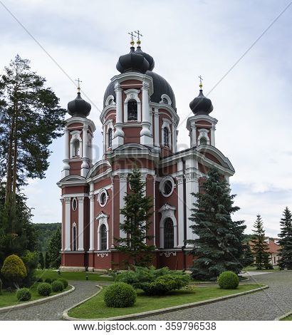 Orthodox Cathedral In Curchi Monastery (mănăstirea Curchi), Republic Of Moldova