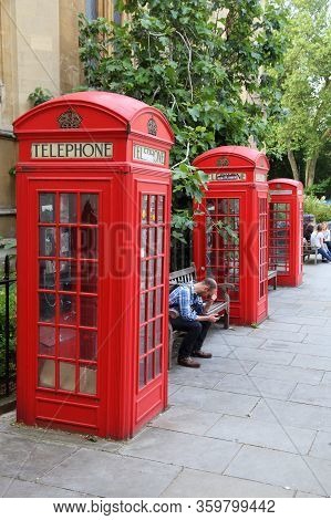 London, Uk - July 6, 2016: People Visit Byng Place In London, Uk. London Is The Most Populous City I