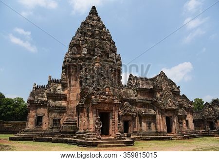 Prasat Phanom Rung Historical Park Which Landmark Of Burirum Province , Thailand