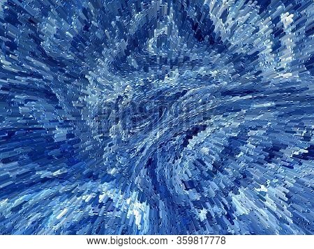 Background From Blue, White 3d Extruded Cubes. Abstract Cubes 3d Extrude Background Design Texture, 