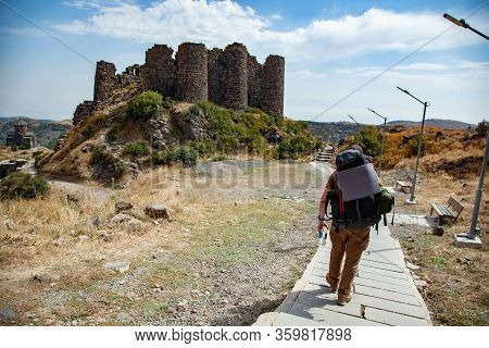 Trever And Amberd Fortress And Vahramashen Church In Armenia