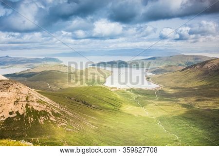 Isle Of Skye Mountains - Cuillin Hills And Ocean Landscape