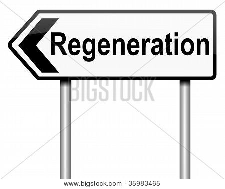 Concepto de regeneración.