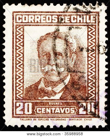 Francobollo Cile 1931 Manuel Bulnes Prieto, Presidente di Chil