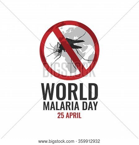 World Malaria Day Background Vector