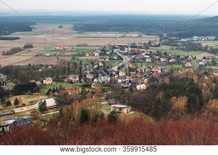Lipowiec Castle Babice Poland View From Above