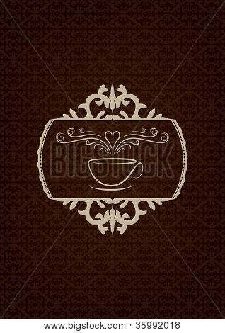 Avete voglia di una copertura di menu caffè casa