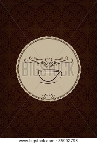 Avete voglia di una copertura di menu caffè casa